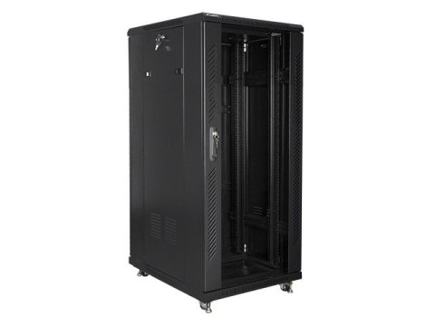 Szafa rack Lanberg FF01-6827-12B (27U; 19''; 1390mm / 600mm / 800 mm; stojąca; Pełne, Szklane; 800 kg; kolor czarny) Szafa rack Lanberg FF01-6827-12B (27U; 19''; 1390mm / 600mm / 800 mm; stojąca; Pełne, Szklane; 800 kg; kolor czarny)