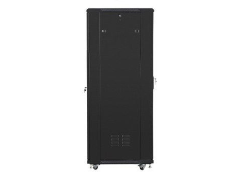 Szafy jednosekcyjna, zamykana na zamek Lanberg FF01-6837-12B (37U; 19'' / 600mm / 800 mm; stojąca; Pełne, Szklane; 800 kg; kolor Szafy jednosekcyjna, zamykana na zamek Lanberg FF01-6837-12B (37U; 19'' / 600mm / 800 mm; stojąca; Pełne, Szklane; 800 kg; kolor
