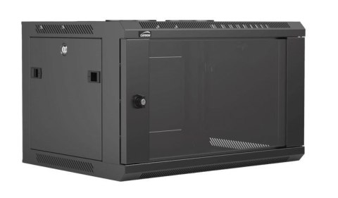 CAYMON SZAFA RACK 19" 6 UNITS - 450MM (D), ZDEJMOWANA TYLNA ŚCIANKA, CZARNA CAYMON SZAFA RACK 19" 6 UNITS - 450MM (D), ZDEJMOWANA TYLNA ŚCIANKA, CZARNA
