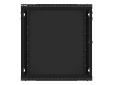 LANBERG SZAFA WISZĄCA RACK 19" 12U 600X450 DRZWI METALOWE CZARNA (FLAT PACK) WF01-6412-00B