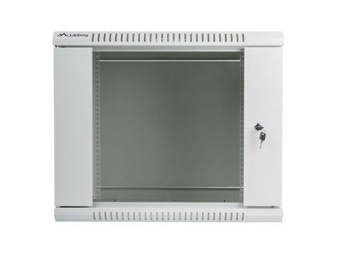 Szafa rack Lanberg WF01-6609-10S (9U; 500mm / 600mm / 600 mm; wisząca; Szklane; 19''; kolor szary) Szafa rack Lanberg WF01-6609-10S (9U; 500mm / 600mm / 600 mm; wisząca; Szklane; 19''; kolor szary)