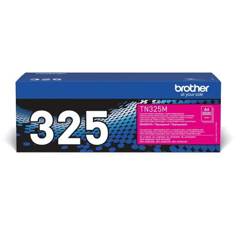 Brother TN-325M kaseta z tonerem 1 szt. Oryginalny Purpurowy Brother TN-325M kaseta z tonerem 1 szt. Oryginalny Purpurowy