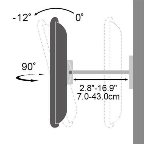 TECHLY UCHWYT ŚCIENNY TV LED/LCD 42-70 CALI 70KG O TECHLY UCHWYT ŚCIENNY TV LED/LCD 42-70 CALI 70KG O