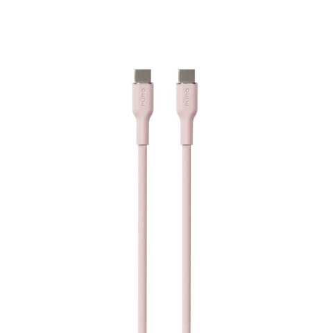 PURO ICON Soft Cable - Kabel USB-C do USB-C 1.5 m (Dusty Pink) PURO ICON Soft Cable - Kabel USB-C do USB-C 1.5 m (Dusty Pink)