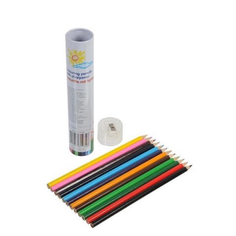Topwrite - Zestaw kredek olówkowych 12 szt. z temperówką Topwrite - Zestaw kredek olówkowych 12 szt. z temperówką
