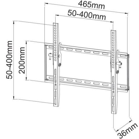 TECHLY UCHWYT ŚCIENNY TV LED/LCD 23-55 CALI 45KG U TECHLY UCHWYT ŚCIENNY TV LED/LCD 23-55 CALI 45KG U