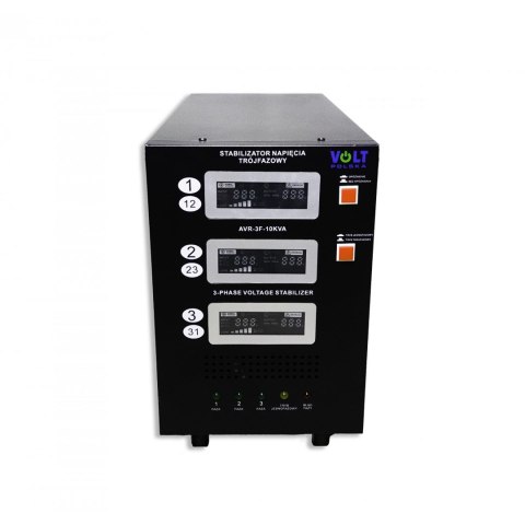 VOLT Stabilizator napięcia trójfazowy AVR PRO 10000VA 3% SERVO 3-F VOLT Stabilizator napięcia trójfazowy AVR PRO 10000VA 3% SERVO 3-F
