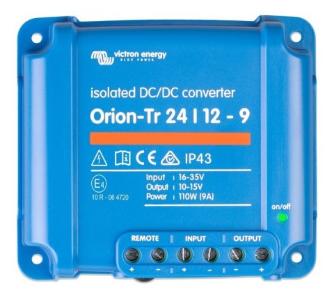 Victron Energy Konwerter Orion-Tr DC-DC 24/12-9A 110W isolated Victron Energy Konwerter Orion-Tr DC-DC 24/12-9A 110W isolated