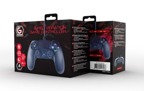 Gembird JPD-PS4U-01 przewodowy gamepad USB PS4/PC, czarny Gembird JPD-PS4U-01 przewodowy gamepad USB PS4/PC, czarny