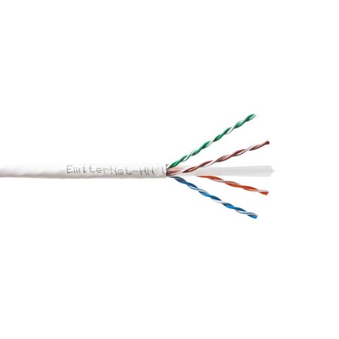 Kabel Emiter Net UTP (U/UTP) kat.6 450MHz, drut 4x2x23AWG, LS0H Kabel Emiter Net UTP (U/UTP) kat.6 450MHz, drut 4x2x23AWG, LS0H