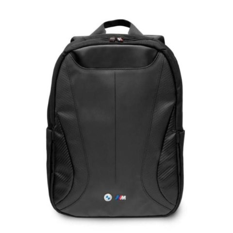 BMW Carbon&Leather Tricolor - Plecak do notebooka 16" (czarny) BMW Carbon&Leather Tricolor - Plecak do notebooka 16" (czarny)