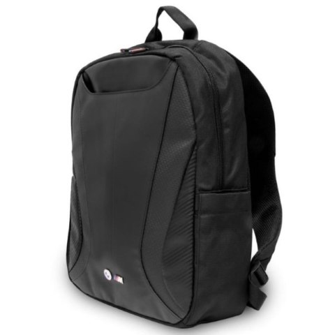 BMW Carbon&Leather Tricolor - Plecak do notebooka 16" (czarny) BMW Carbon&Leather Tricolor - Plecak do notebooka 16" (czarny)