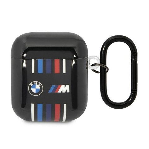 BMW Multiple Colored Lines - Etui AirPods 1/2 gen (Czarny) BMW Multiple Colored Lines - Etui AirPods 1/2 gen (Czarny)