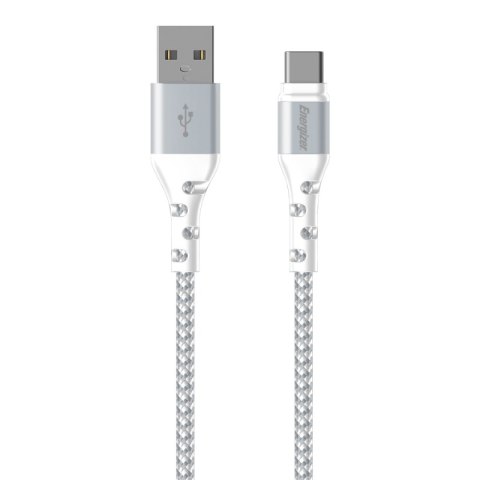 Energizer Ultimate - Kabel połączeniowy USB-A do USB-C 2m (Biały) Energizer Ultimate - Kabel połączeniowy USB-A do USB-C 2m (Biały)