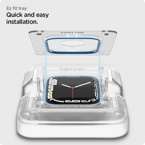 Spigen Proflex EZ FIT 2-Pack - Szkło hybrydowe do Apple Watch 8 / 7 45 mm (2 szt)