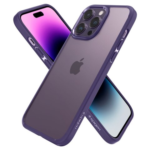 Spigen Ultra Hybrid - Etui do iPhone 14 Pro (Fioletowy)