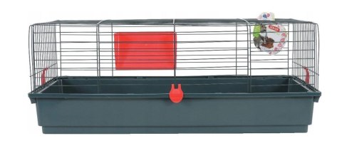 ZOLUX Klatka dla dużych gryzoni CLASSIC 100 cm kol. szary/czerwony ZOLUX Klatka dla dużych gryzoni CLASSIC 100 cm kol. szary/czerwony