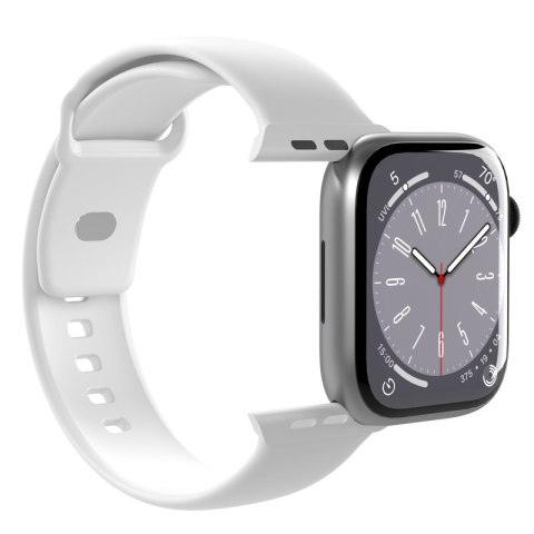 PURO ICON - Elastyczny pasek do Apple Watch 42/44/45/49 mm (S/M & M/L) (White) PURO ICON - Elastyczny pasek do Apple Watch 42/44/45/49 mm (S/M & M/L) (White)