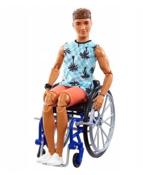 Lalka Barbie Fashionistas Ken na wózku inwalidzkim Lalka Barbie Fashionistas Ken na wózku inwalidzkim