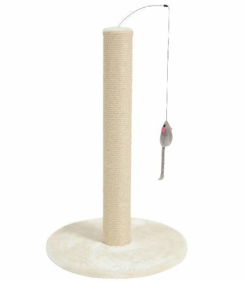 ZOLUX Drapak sizal słupek z zabawką 48cm kol.beżowy ZOLUX Drapak sizal słupek z zabawką 48cm kol.beżowy
