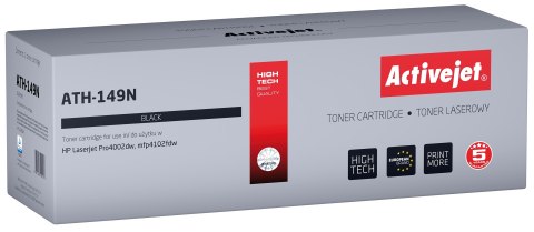 Activejet ATH-149N Toner (zamiennik HP 149A W1490A; Supreme; 2900 stron; czarny) Activejet ATH-149N Toner (zamiennik HP 149A W1490A; Supreme; 2900 stron; czarny)