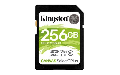 Karta pamięci Kingston Canvas Select Plus SDS2/256GB (256GB; Class U3, V30; Karta pamięci) Karta pamięci Kingston Canvas Select Plus SDS2/256GB (256GB; Class U3, V30; Karta pamięci)