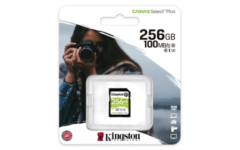 Karta pamięci Kingston Canvas Select Plus SDS2/256GB (256GB; Class U3, V30; Karta pamięci) Karta pamięci Kingston Canvas Select Plus SDS2/256GB (256GB; Class U3, V30; Karta pamięci)