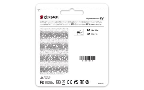 Karta pamięci Kingston Canvas Select Plus SDS2/256GB (256GB; Class U3, V30; Karta pamięci) Karta pamięci Kingston Canvas Select Plus SDS2/256GB (256GB; Class U3, V30; Karta pamięci)