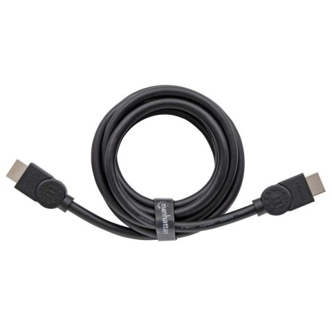 Manhattan 354080 kabel HDMI 2 m HDMI Typu A (Standard) Czarny Manhattan 354080 kabel HDMI 2 m HDMI Typu A (Standard) Czarny