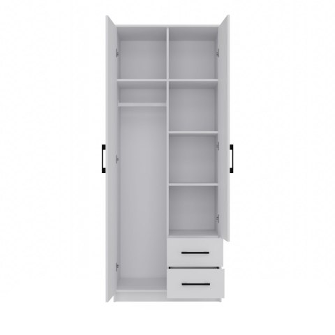 SZAFA ROMANA 80X205 BIAŁA Z LUSTREM SZAFA ROMANA 80X205 BIAŁA Z LUSTREM