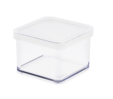Rotho Pojemnik na przysmaki kwadratowy 0.5L LOFT transparentny/biały Rotho Pojemnik na przysmaki kwadratowy 0.5L LOFT transparentny/biały