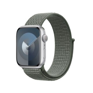 Crong Nylon - Pasek sportowy do Apple Watch 42/44/45/46/49 mm (Military Green)
