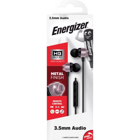 Energizer Classic CIA10 - Słuchawki przewodowe jack 3,5 mm (Różowe złoto) Energizer Classic CIA10 - Słuchawki przewodowe jack 3,5 mm (Różowe złoto)