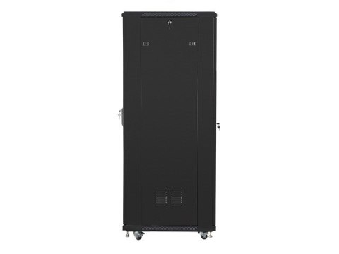 Szafy jednosekcyjna, zamykana na zamek Lanberg FF01-6837-12B (37U; 19'' / 600mm / 800 mm; stojąca; Pełne, Szklane; 800 kg; kolor Szafy jednosekcyjna, zamykana na zamek Lanberg FF01-6837-12B (37U; 19'' / 600mm / 800 mm; stojąca; Pełne, Szklane; 800 kg; kolor