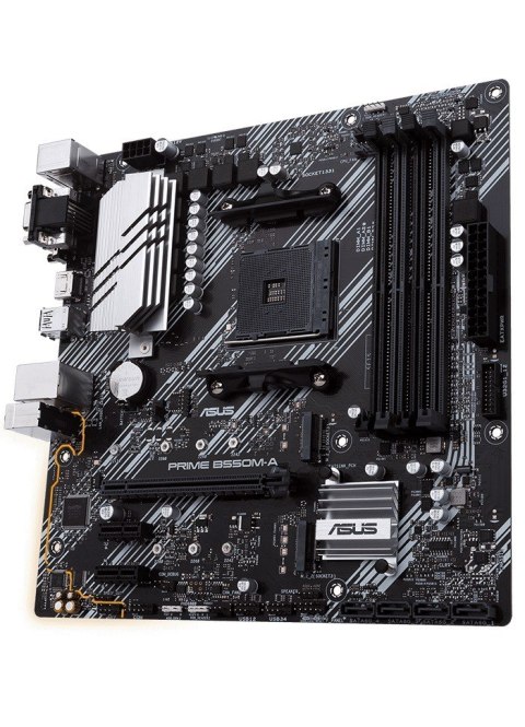 Płyta główna PRIME B550M-A AM4 4DDR4 DVI-D/HDMI M.2 mATX Płyta główna PRIME B550M-A AM4 4DDR4 DVI-D/HDMI M.2 mATX