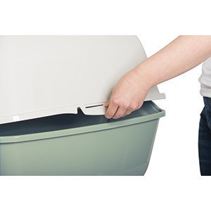 ROTHO Bailey Biało-zielona - kuweta dla kota ROTHO Bailey Biało-zielona - kuweta dla kota