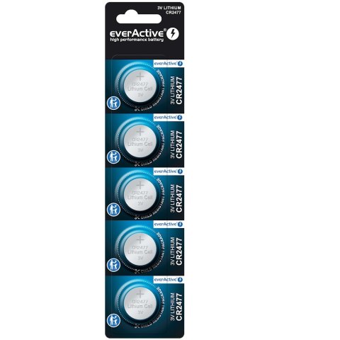 Baterie litowe mini CR2477 blister 5 szt. Baterie litowe mini CR2477 blister 5 szt.