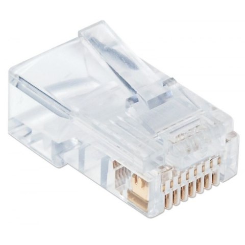 Wtyk modularny RJ45 UTP 8P8C cat.6 na drut 100szt. Wtyk modularny RJ45 UTP 8P8C cat.6 na drut 100szt.