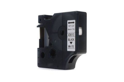 Taśma JetWorld Zamiennik Dymo D1 Czarny na Białym 6mm x 7m LM100, LM100+, LM200, LM300, LM400, LM420P, LM350, LM350D, LM360D, L Taśma JetWorld Zamiennik Dymo D1 Czarny na Białym 6mm x 7m LM100, LM100+, LM200, LM300, LM400, LM420P, LM350, LM350D, LM360D, L