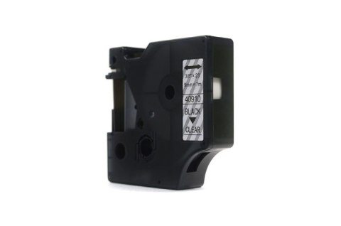 Taśma JetWorld Zamiennik Dymo D1 Czarny na Przezroczystym 9mm x 7m LM100, LM100Plus, LM100Series, LM120P, LM280, LM300, LM350, Taśma JetWorld Zamiennik Dymo D1 Czarny na Przezroczystym 9mm x 7m LM100, LM100Plus, LM100Series, LM120P, LM280, LM300, LM350,