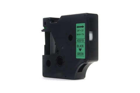 Taśma JetWorld Zamiennik Dymo D1 Czarny na Zielonym 9mm x 7m LM100 , LM120, LM150, LM160, LM200, LM210, LM210D, LM220, LM260, L Taśma JetWorld Zamiennik Dymo D1 Czarny na Zielonym 9mm x 7m LM100 , LM120, LM150, LM160, LM200, LM210, LM210D, LM220, LM260, L
