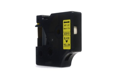 Taśma JetWorld Zamiennik Dymo D1 Czarny na Żółtym 9mm x 7m LM100 , LM120, LM150, LM160, LM200, LM210, LM210D, LM220, LM260, LM2 Taśma JetWorld Zamiennik Dymo D1 Czarny na Żółtym 9mm x 7m LM100 , LM120, LM150, LM160, LM200, LM210, LM210D, LM220, LM260, LM2