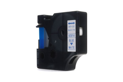 Taśma JetWorld Zamiennik Dymo D1 Niebieski na Białym 9mm x 7m LM100, LM100Plus, LM100Series, LM120P, LM280, LM300, LM350, LM350 Taśma JetWorld Zamiennik Dymo D1 Niebieski na Białym 9mm x 7m LM100, LM100Plus, LM100Series, LM120P, LM280, LM300, LM350, LM350