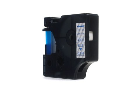 Taśma JetWorld Zamiennik Dymo D1 Niebieski na Przezroczystym 6mm x 7m LM100, LM100+, LM200, LM300, LM400, LM420P, LM350, LM350D Taśma JetWorld Zamiennik Dymo D1 Niebieski na Przezroczystym 6mm x 7m LM100, LM100+, LM200, LM300, LM400, LM420P, LM350, LM350D