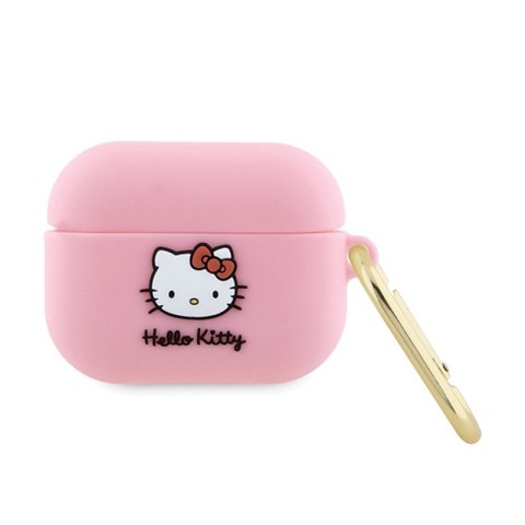 Hello Kitty Silicone 3D Kitty Head - Etui AirPods Pro (różowy) Hello Kitty Silicone 3D Kitty Head - Etui AirPods Pro (różowy)