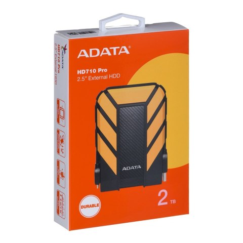 Dysk zewnętrzny HDD ADATA HD710 PRO (2TB; 2.5"; USB 3.2; żółty)