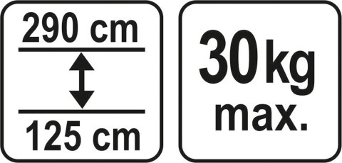 PODPORA TELESKOPOWA 125-290CM PODPORA TELESKOPOWA 125-290CM