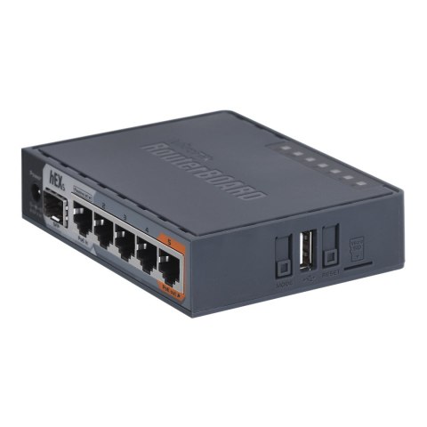 Router Mikrotik hEX S (RB760iGS) Total Ethernet Ports:6; Architecture:MMIPS; CPU core:2 Router Mikrotik hEX S (RB760iGS) Total Ethernet Ports:6; Architecture:MMIPS; CPU core:2