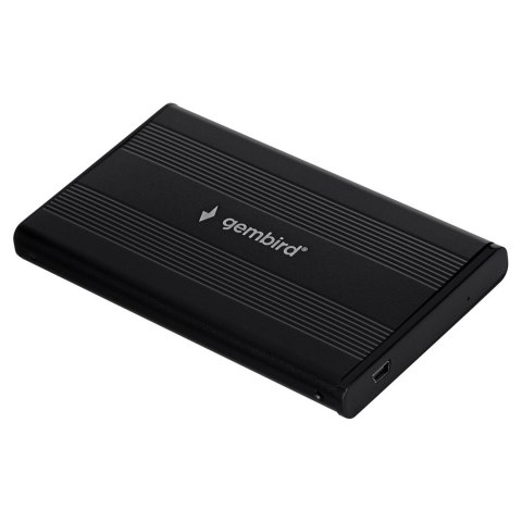 Obudowa GEMBIRD EE2-U2S-5 (2.5"; USB 2.0; Aluminium; kolor czarny) Obudowa GEMBIRD EE2-U2S-5 (2.5"; USB 2.0; Aluminium; kolor czarny)
