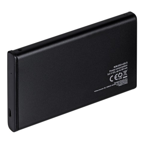 Obudowa GEMBIRD EE2-U2S-5 (2.5"; USB 2.0; Aluminium; kolor czarny) Obudowa GEMBIRD EE2-U2S-5 (2.5"; USB 2.0; Aluminium; kolor czarny)